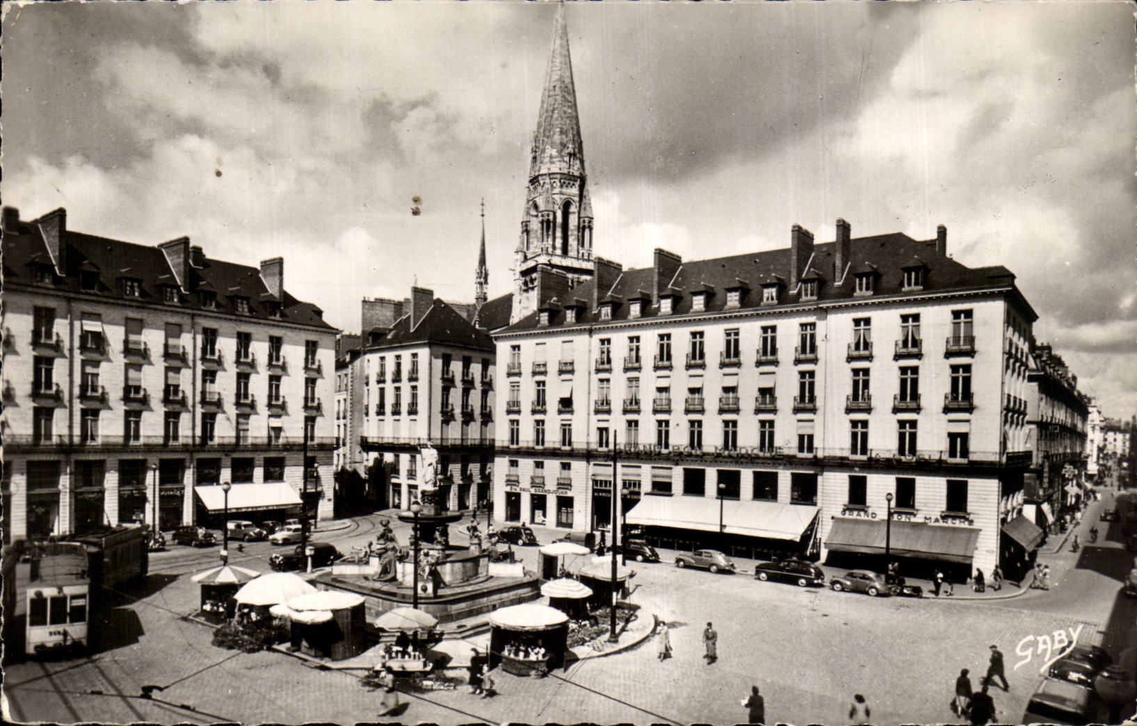 CPA Nantes Place Royale
