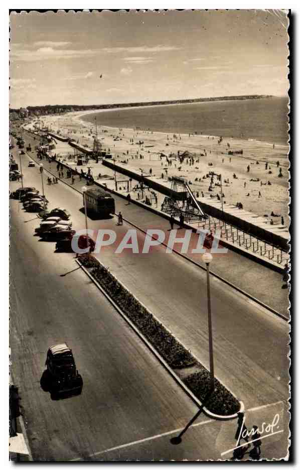 CPSM La Baule La plage et le nouveau Boulevard