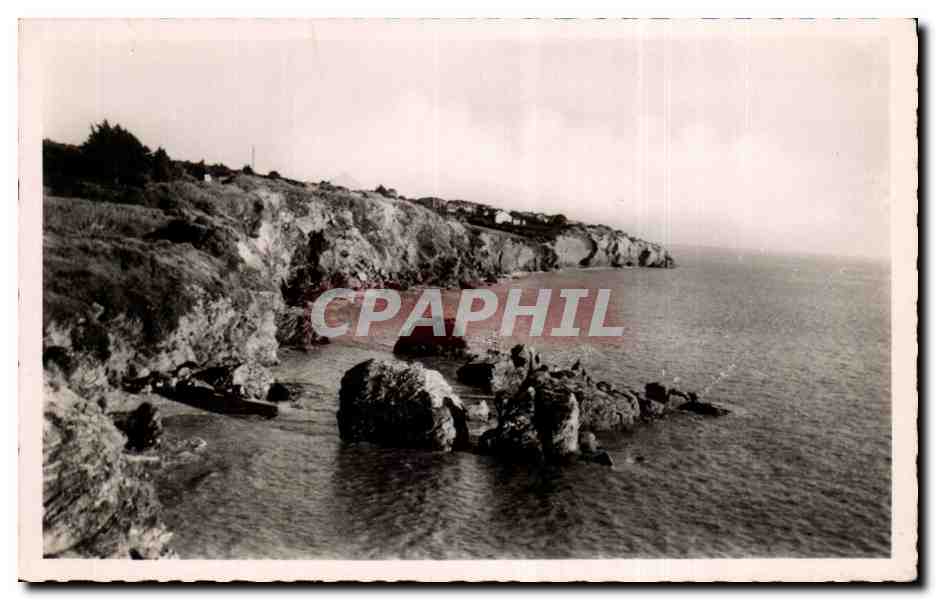 CPSM La Bernerie en Retz Falaises de Creve Coeur