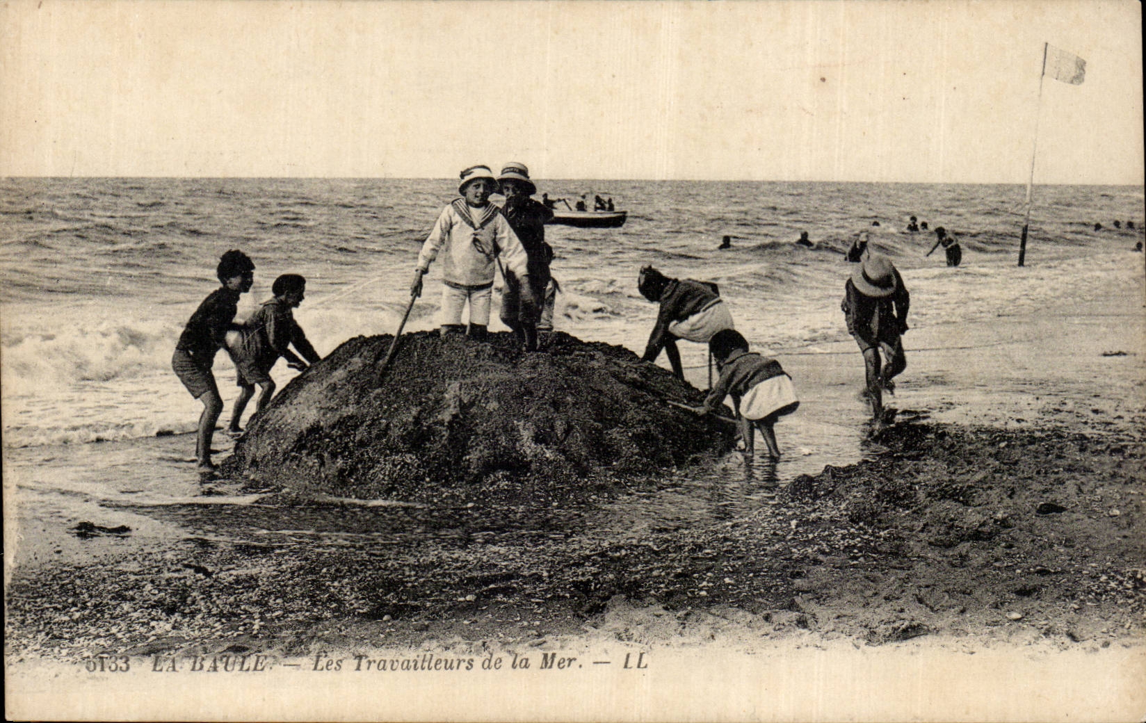 CPA La Baule Les travailleurs de la mer Enfants 