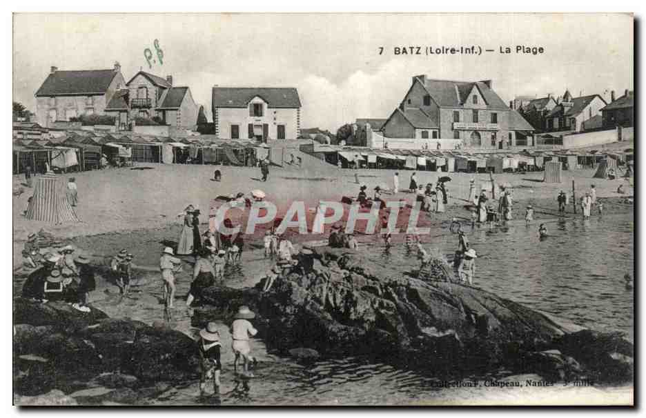 CPA Batz La plage