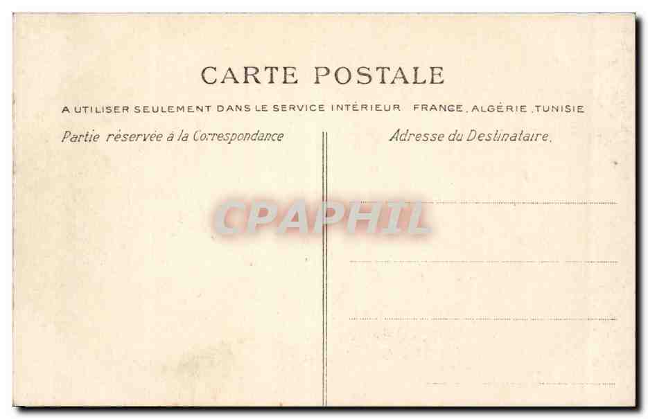 CPA Guerande Le boulevard et les fortifications — Rückseite