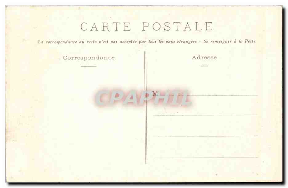 CPA Guerande La tour St Jean — Rückseite
