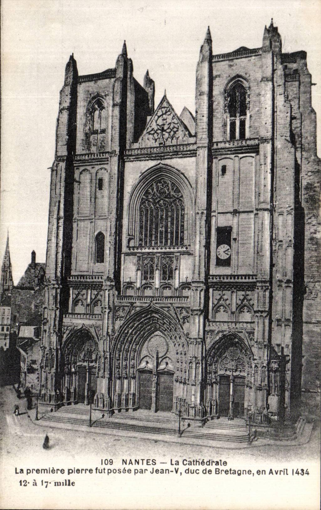 Nantes CPA La cathedrale