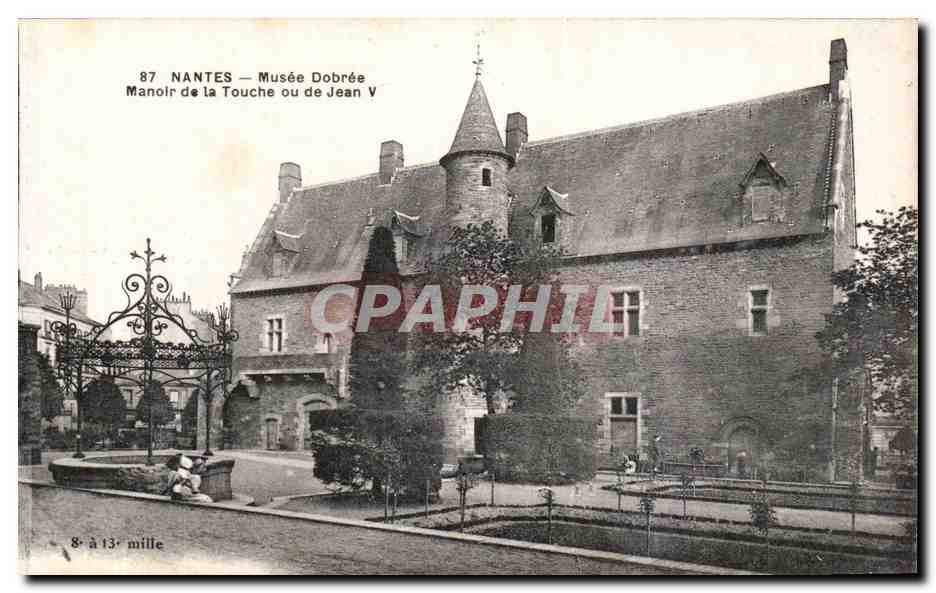 Nantes CPA Musee Dobree Manoir de la Touche ou de Jean V