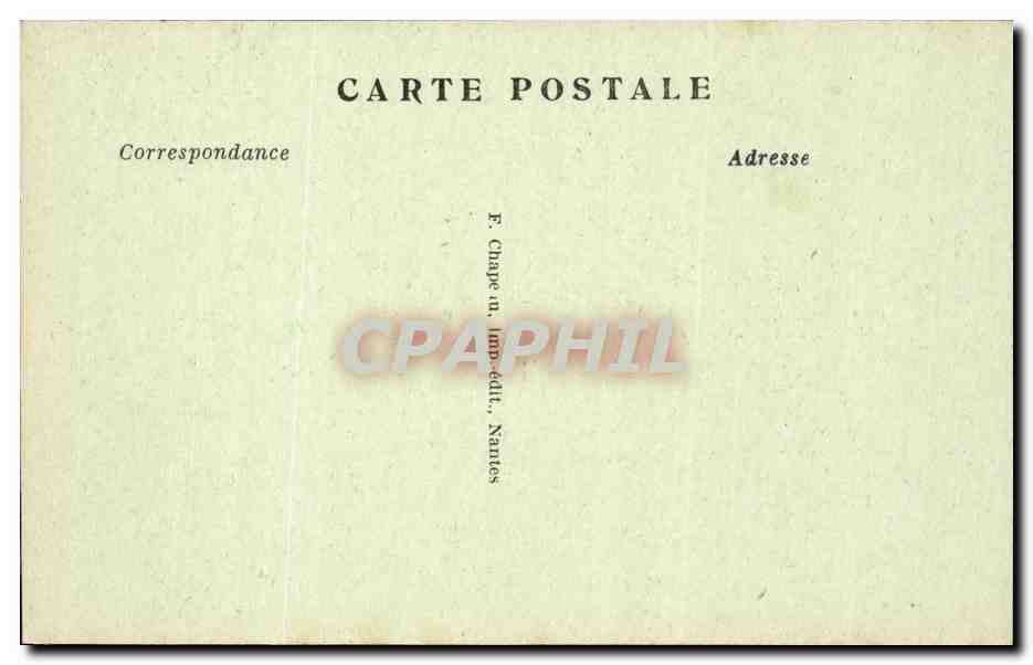 Nantes CPA Jardin des plantes Les mouflons par Ch Vallon  — Verso
