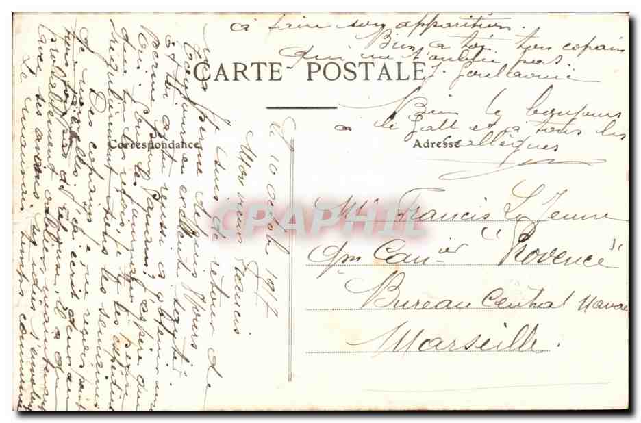 CPA Sur les bords de l'ocean A l'heure du bain Enfin seule Folklore Femme Marin — Verso