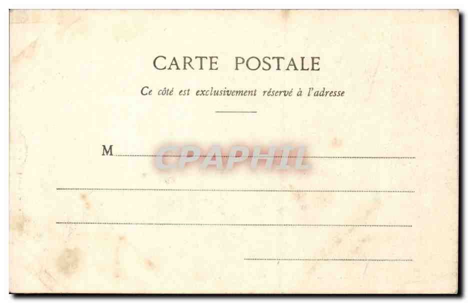 CPA Guerande a porte de Saille les remparts et le mail — Rückseite