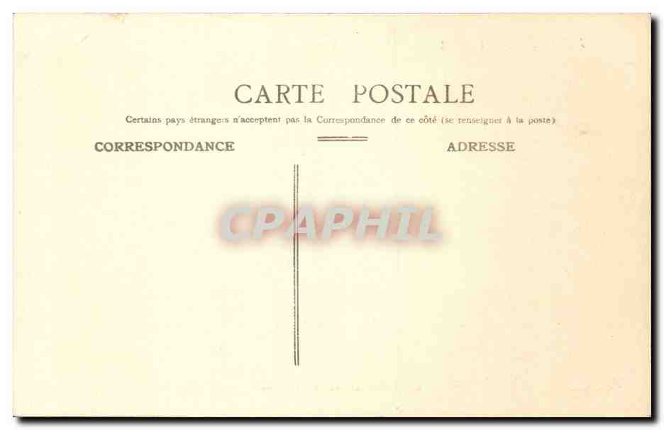 CPA Nantes Le port — Verso