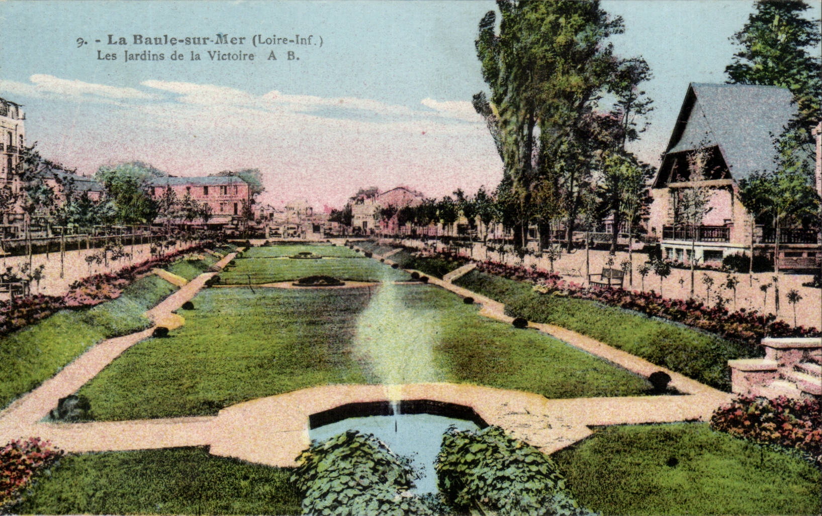 CPA La Baule sur Mer Les jardins de la Victoire