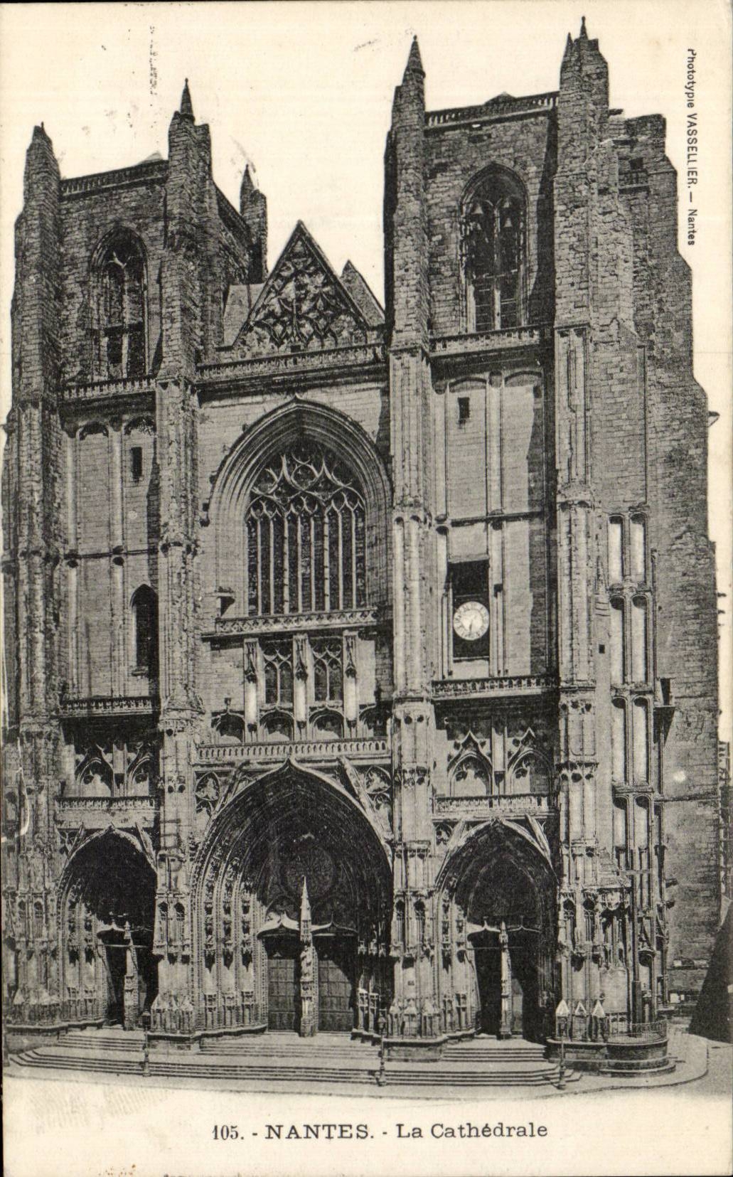 Nantes CPA La cathedrale