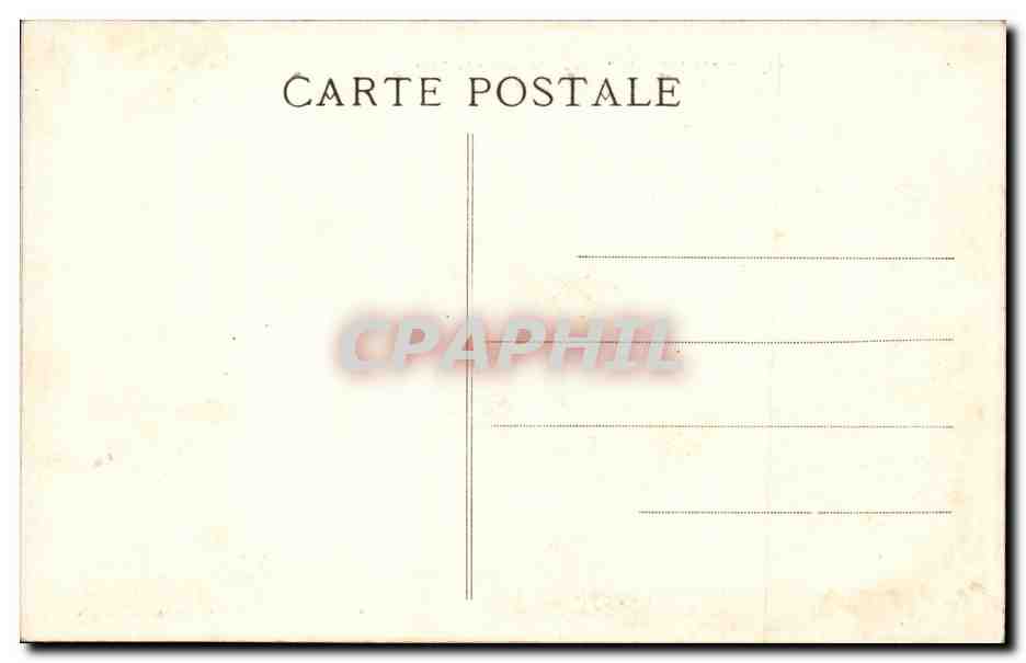 CPA Le Pouliguen Sur la cote La grotte des Korrigans — Rückseite