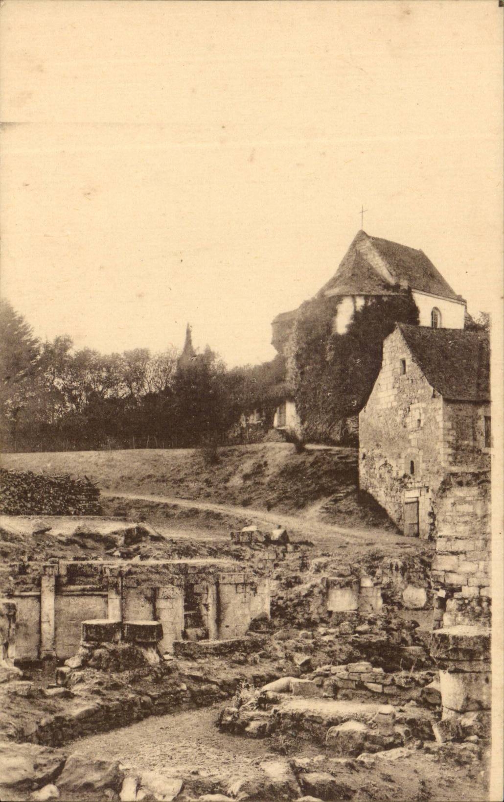 CPA Abbaye de St Maur Villa gallo rimaine de Florus