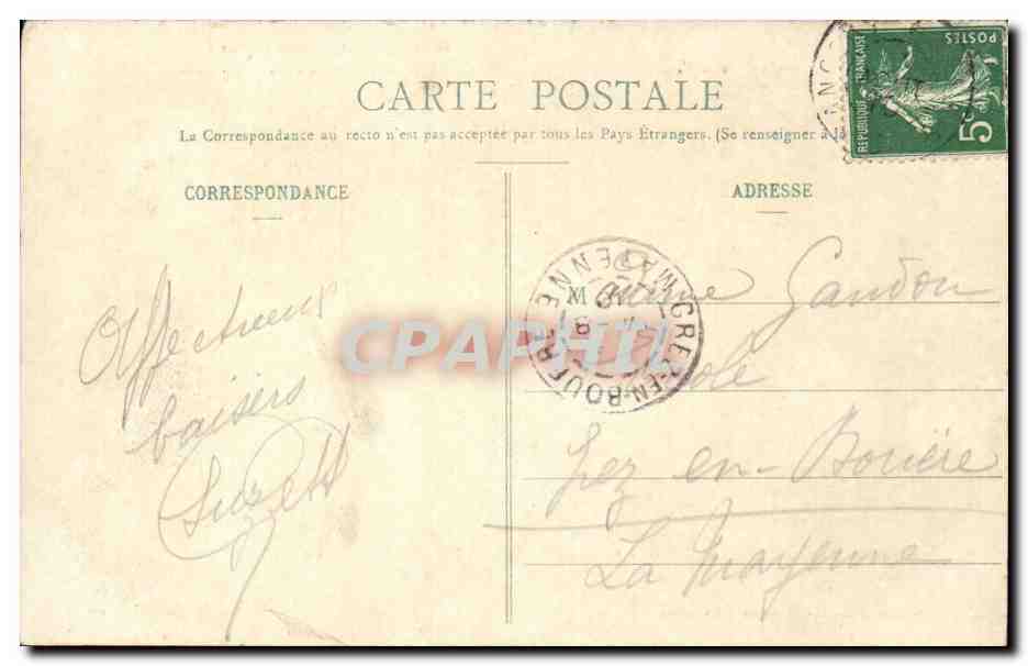 CPA Chateaubriant Colonna des du chateau de la Renaissance — Rückseite