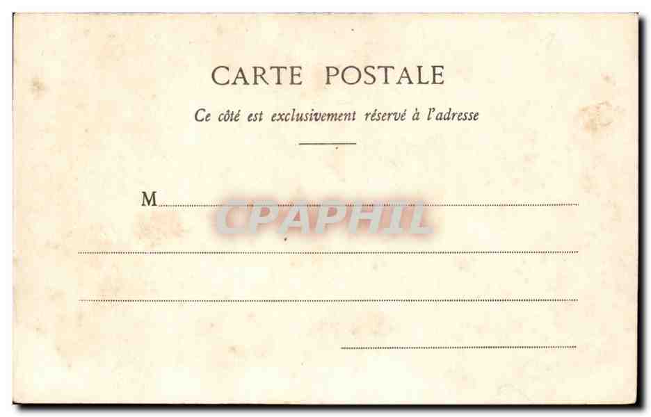 CPA Nantes La sttaue de CAmbronne  — Verso