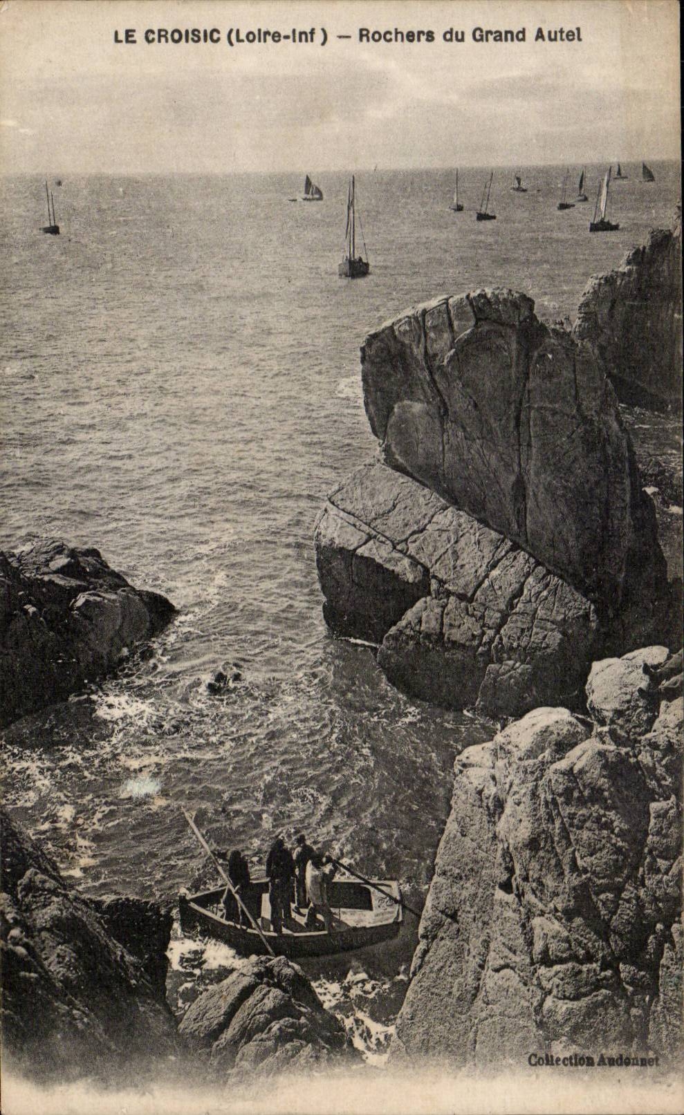 CPA Le Croisic Rochers du grand autel