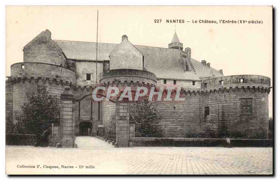 CPA Nantes Le chateau Entree