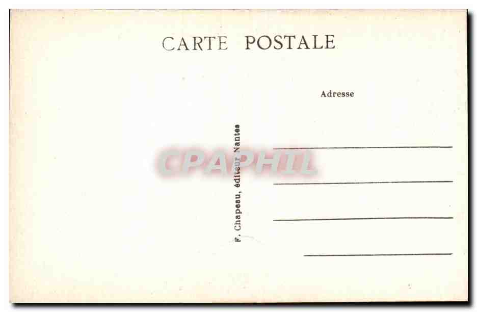 Batz CPA Cote Saint Michel Port et plage maree basse — Rückseite