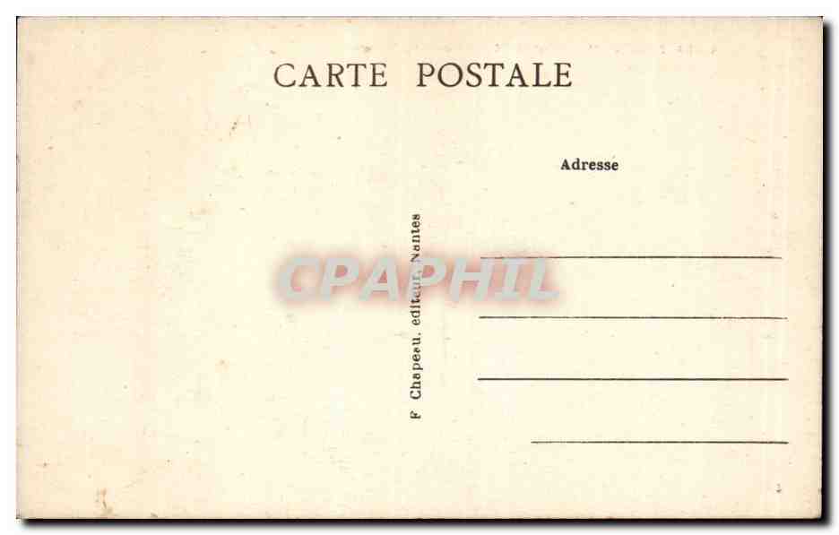 Batz CPA Sur la cot Plage du Derwen — Rückseite