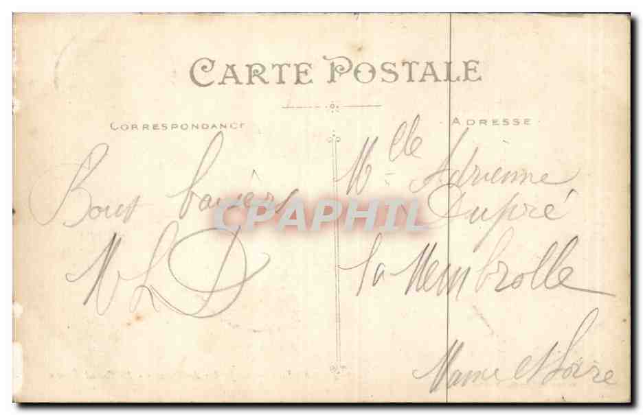 Nantes CPA Le jardin des plantes Le grand etang — Verso