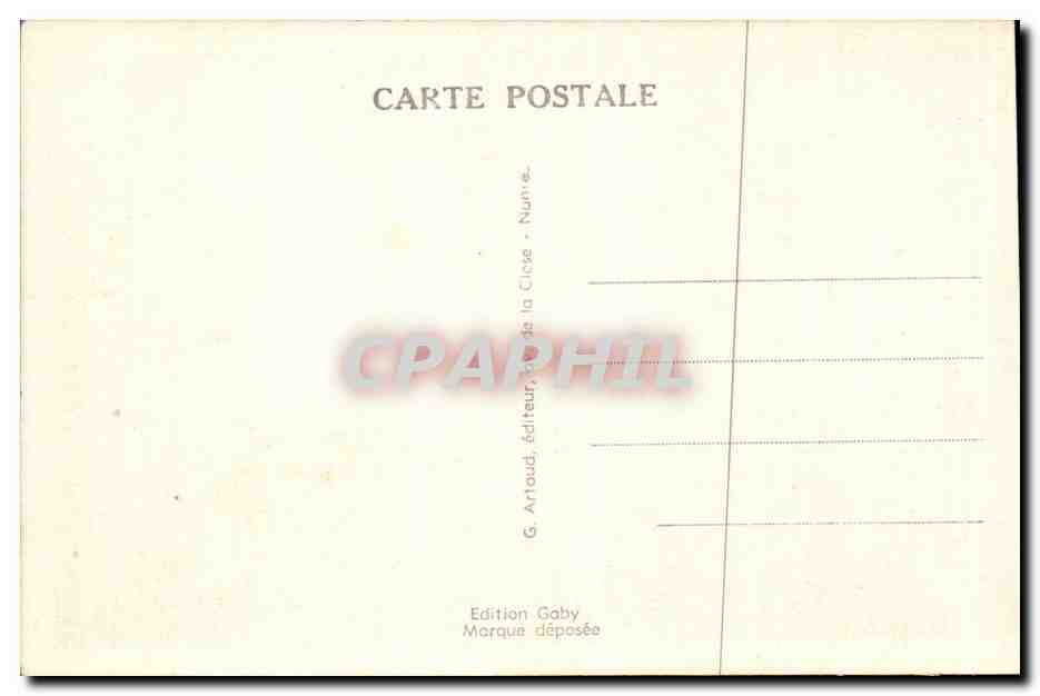 Ancenis CPA Le pont suspendu Au fond Ancenis — Rückseite