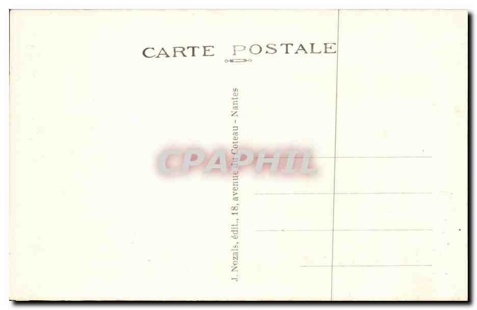 Le Pouliguen CPA Vue generale du port — Back