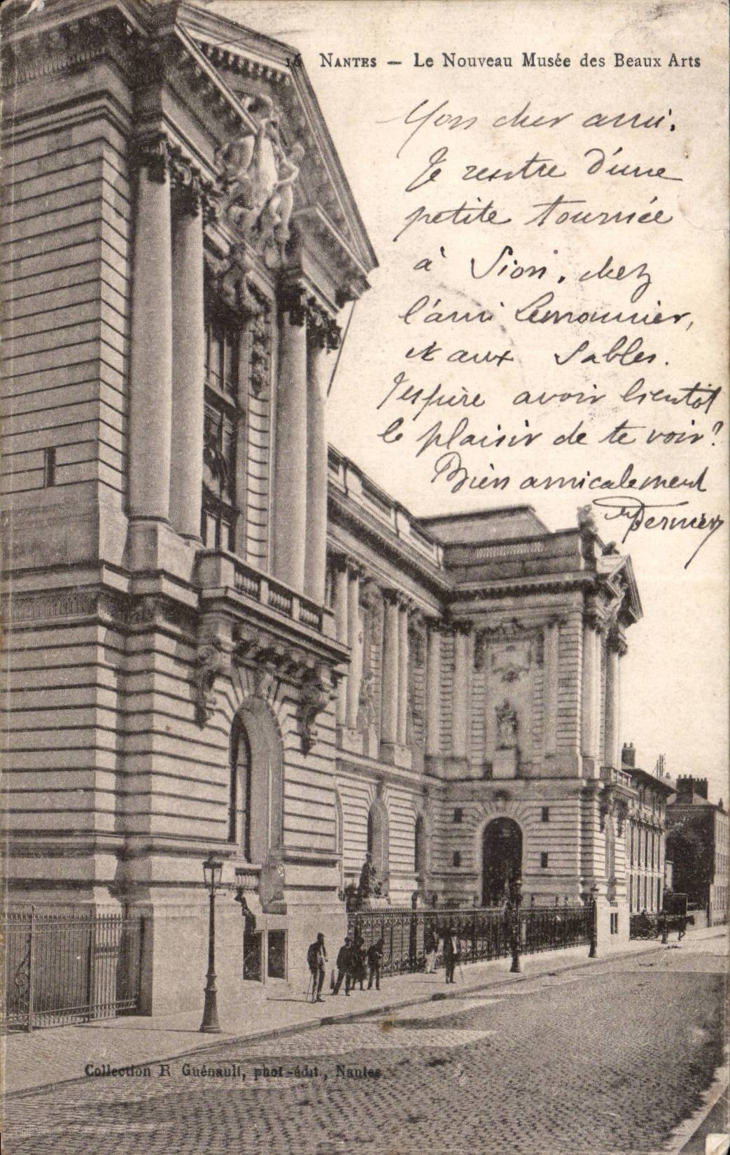 CPA Nantes Le nouveau musee des Beaux Arts