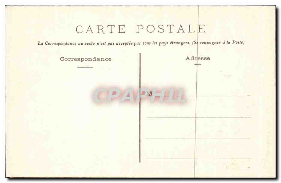 CPA Bourg de Batz Un jour de tempete — Rückseite