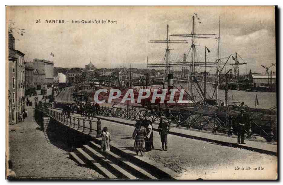 NANTES — Les Quais et le Port — Éditeur non identifié, n° 24