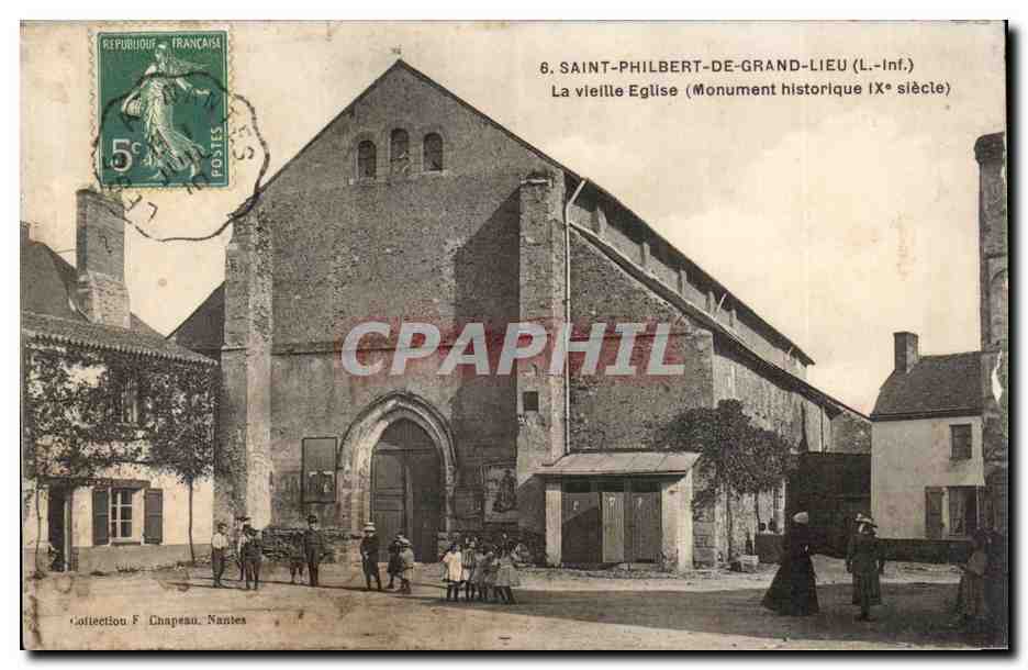 CPA Saint Philbert de Grand Lieu la vieille eglise 
