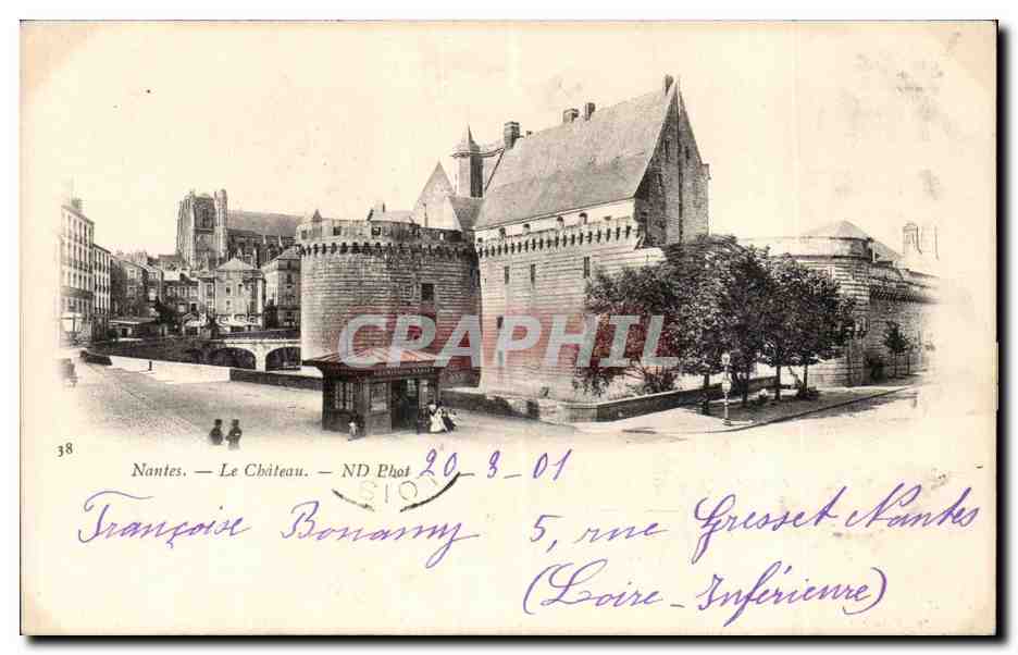 CPA Nantes Le chateau
