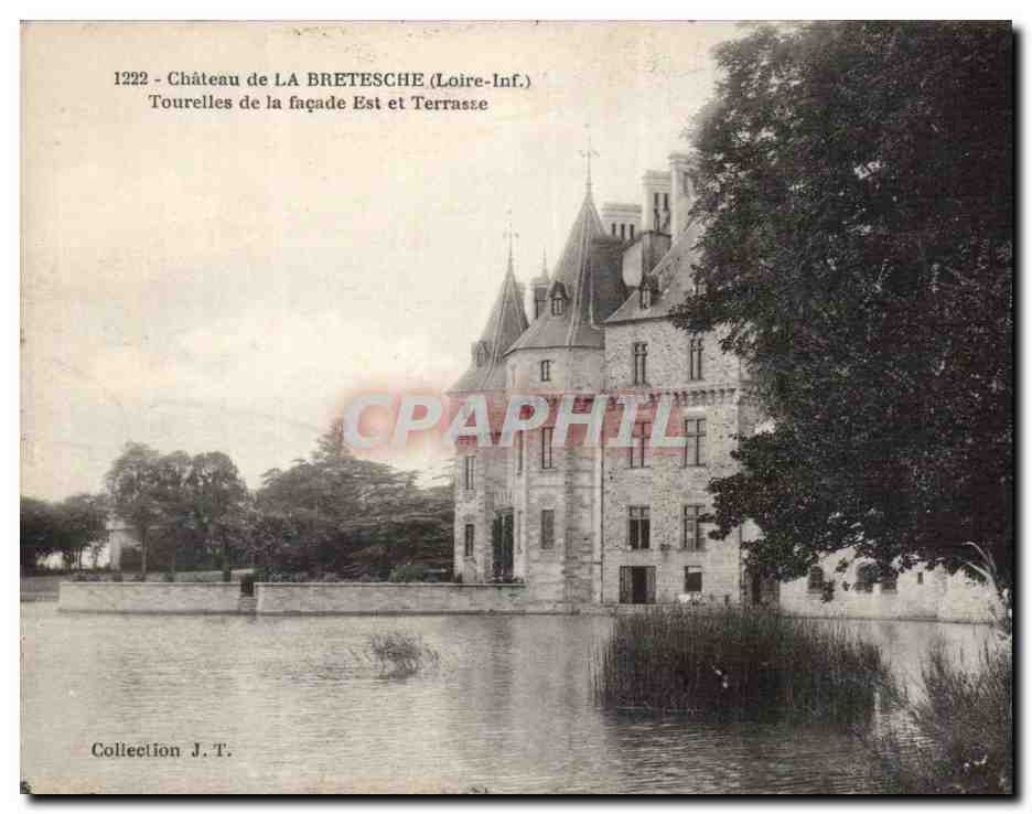 CPA Chateau de la Bretesche Tourelles de la facade Est et terrasse