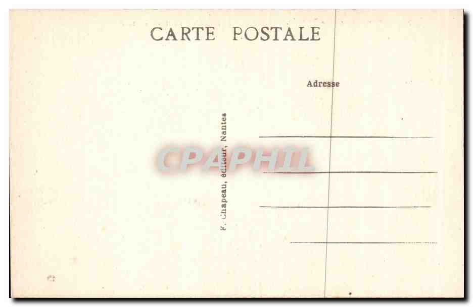 La Bernerie - Bords de Plage et Digue de Rochers en Mer - CPA  — Rückseite