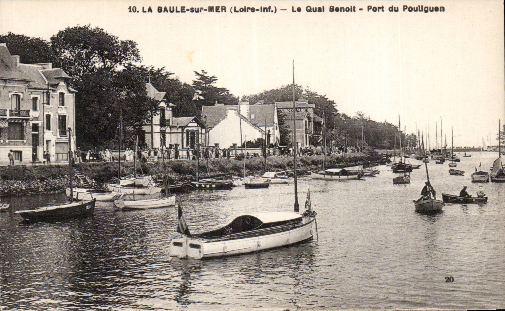 La Baule sur Mer - Le Quai Benoit - Port du Pouliguen - CPA 