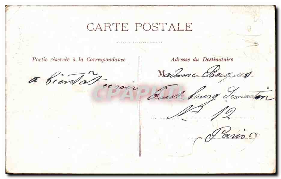 Fleurs - Flowers - cute little basket of flowers - pensez a moi - oiseaux - CPA Hirondelles — Back