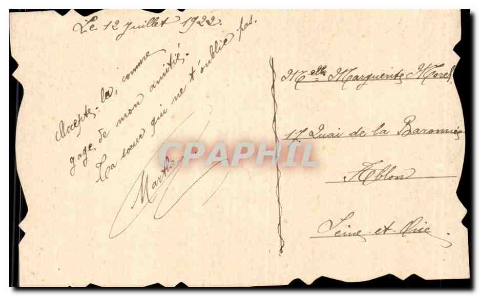 Fleurs - Flowers - Sffeteuses Pensee - fer a cheval - good luck horse shoe - CPA  — Rückseite
