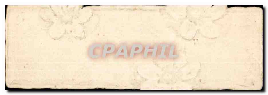 Fleurs - Flowers - Souvenir d'Amities Sincere - CPA  — Rückseite