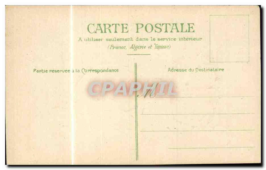 Fleurs - Flowers - Subtle embossed flower - CPA  — Verso