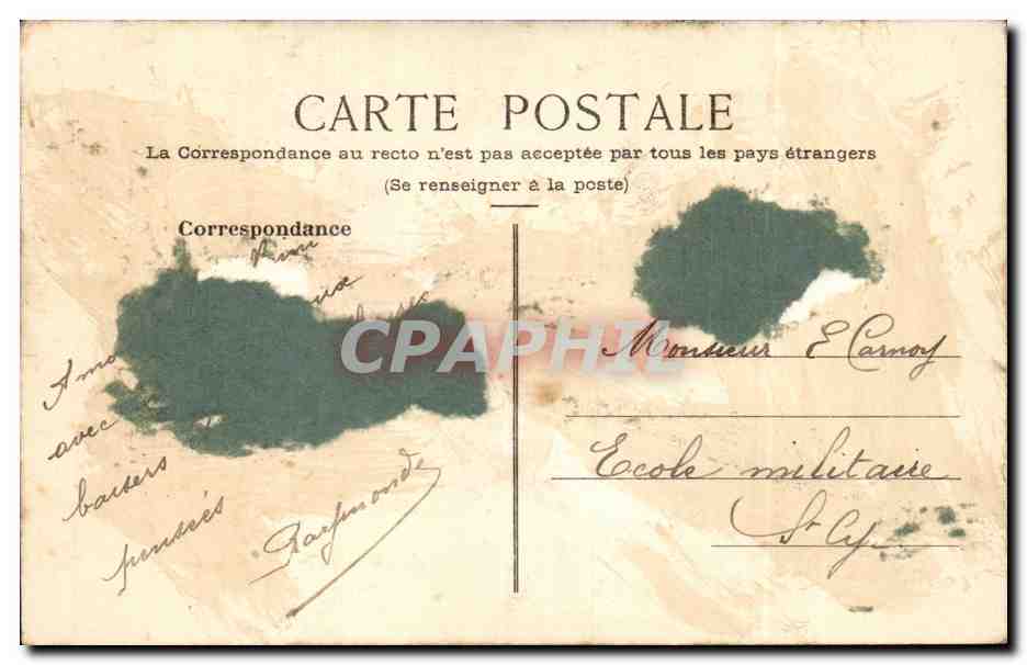Fleurs - Flowers - Fleurs de France - CPA  — Verso