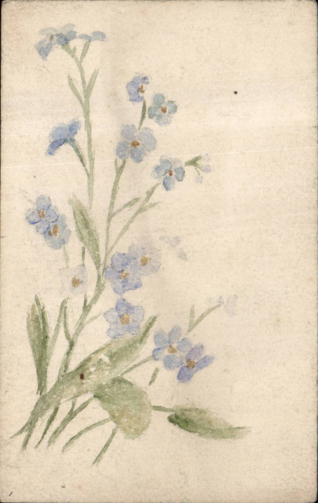 CPA Fantaisie Fleur