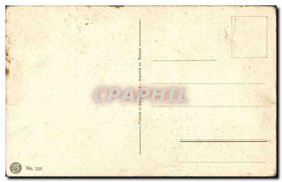 Fleurs - Flowers - Vase of Blooms - CPA  — Verso