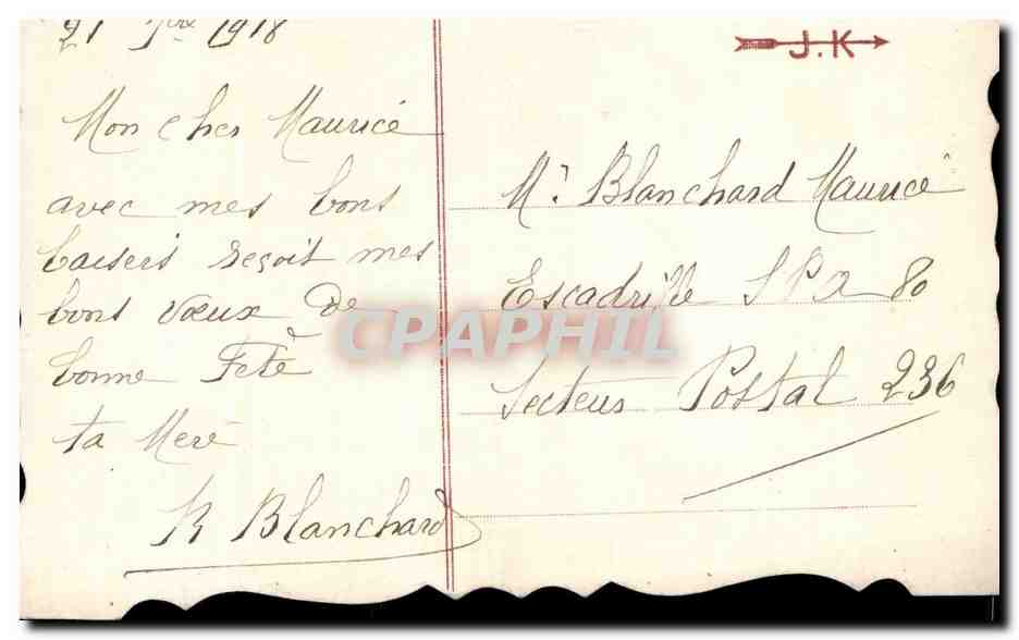 Fleurs - Flowers - Pretty little roses and fan - Bonne Fete - CPA  — Verso