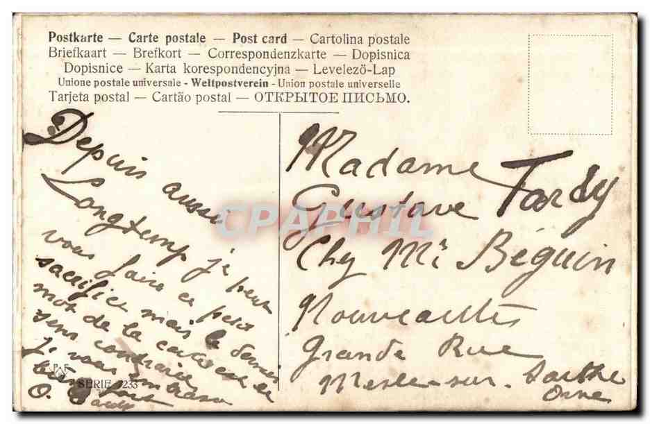 Fleurs - Flowers - daisy - CPA CARTE A SYSTEME — Verso