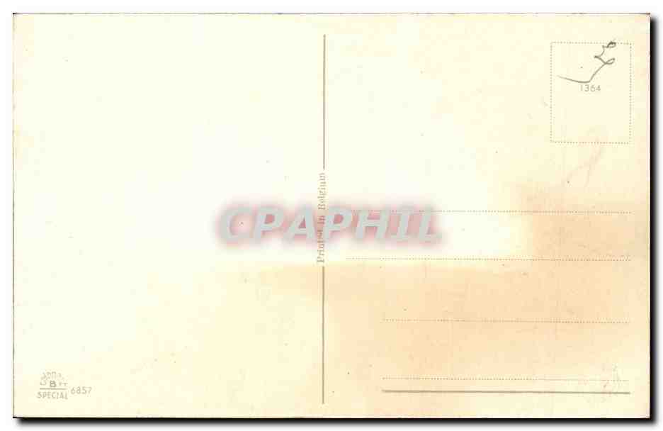Fleurs - Flowers - bouquet outlined in glitter - CPA  — Rückseite