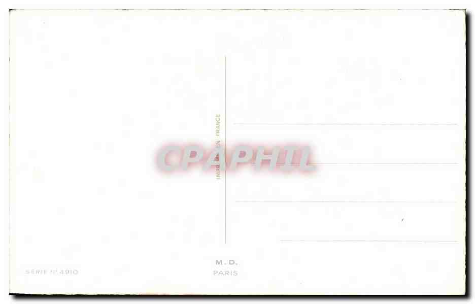 Fleurs - Flowers - bright orange blooms - bonne fete - CPA  — Rückseite