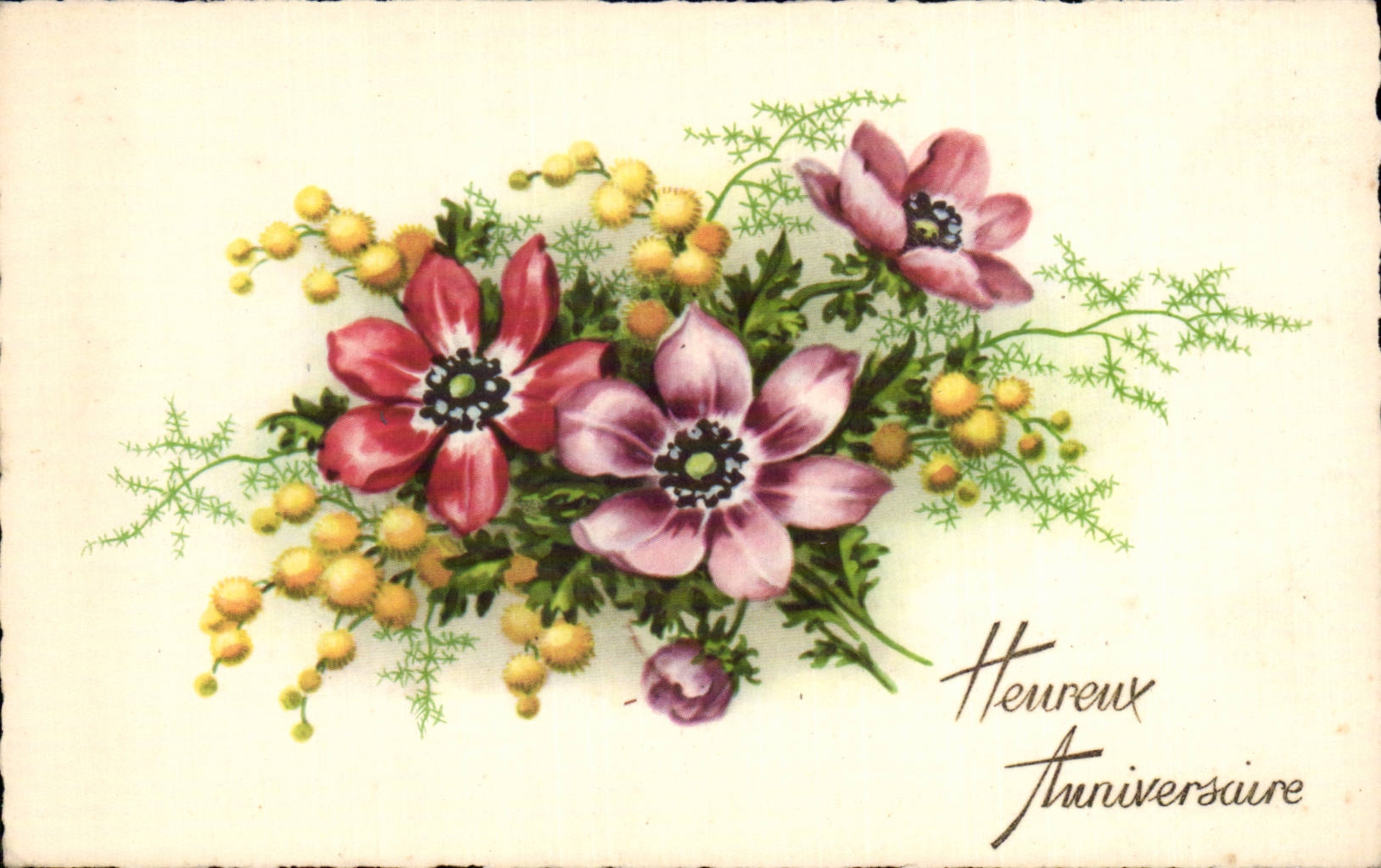 Fleurs - Flowers - yellow blooms - CPA 