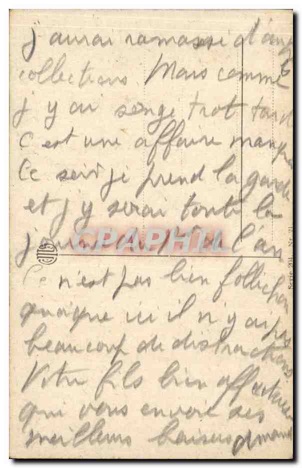 Fleurs - Flowers - basket of flowers - CPA  — Verso