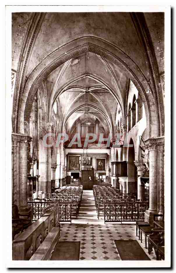 St Saturnin de Champigny sur Marne - Nef prise du Maitre Autel - - CPA 