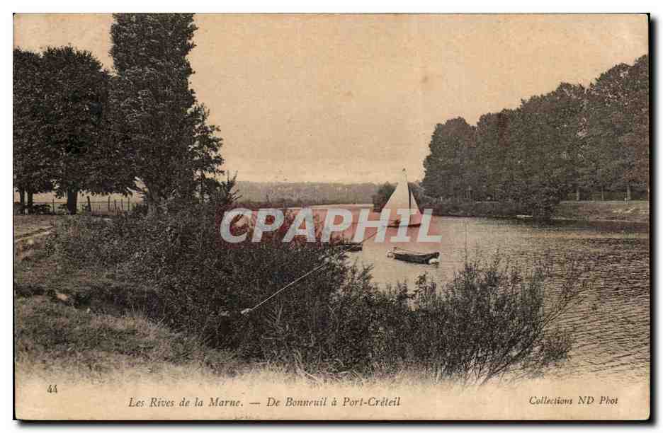 Le Rives de la Marne - De Bonneuil a Port Creteil - CPA 