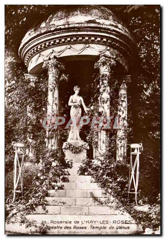 L'Hay les Roses - Roseraie - Temple de Venus CPA 